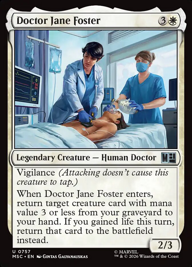 Doctor Jane Foster (757) - Marvel Super Heroes Commander (MSC)