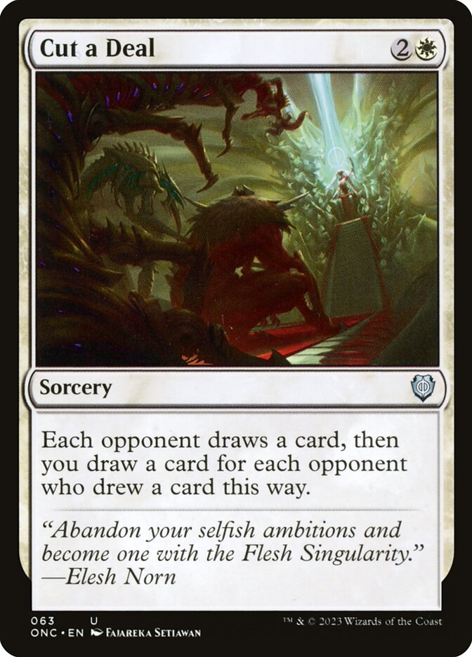Cut a Deal (63) - Phyrexia: All Will Be One Commander (ONC)