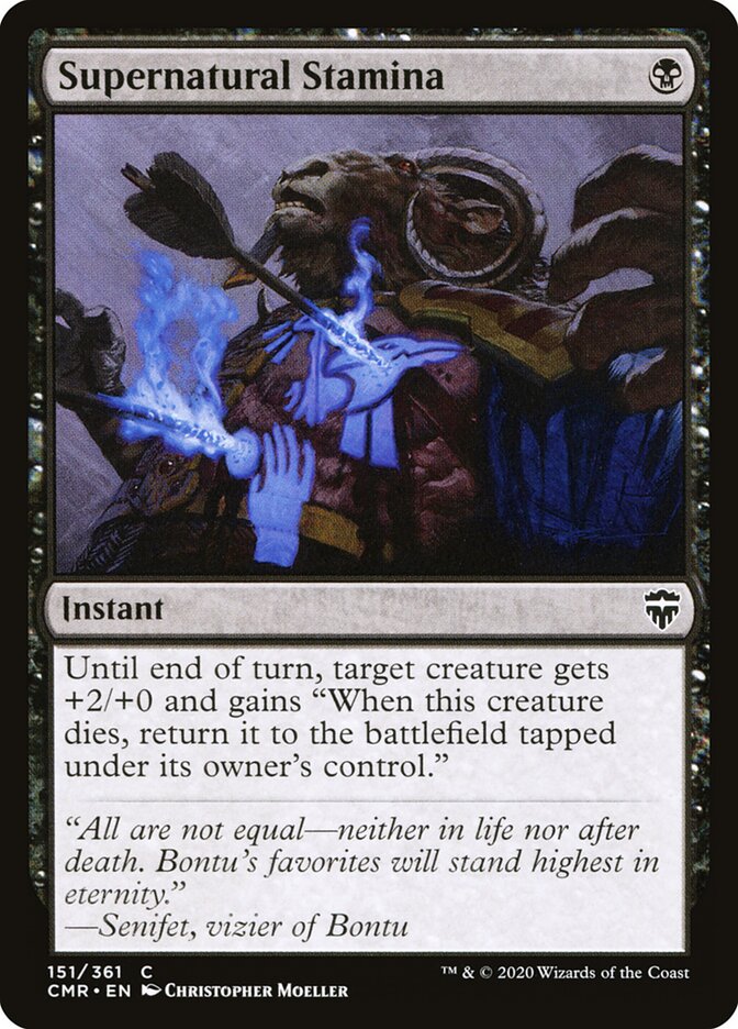 Supernatural Stamina (151) - Commander Legends (CMR)