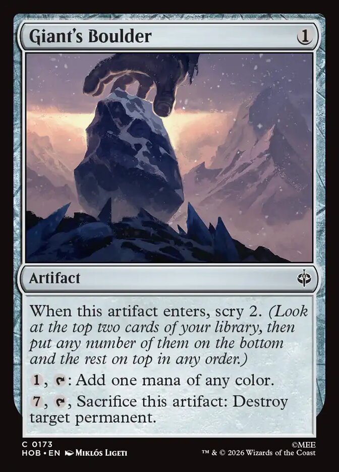 Giant's Boulder (173) - The Hobbit (HOB)