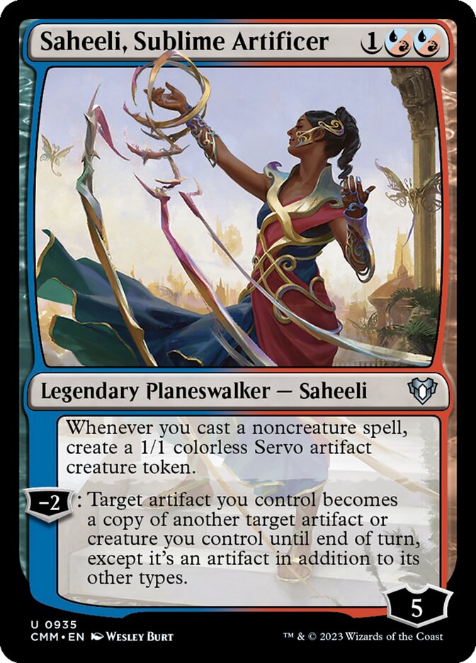 Saheeli, Sublime Artificer (935) - Commander Masters (CMM)