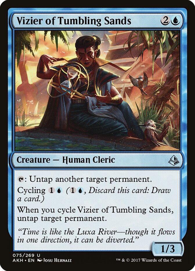 Vizier of Tumbling Sands (75) - Amonkhet (AKH)