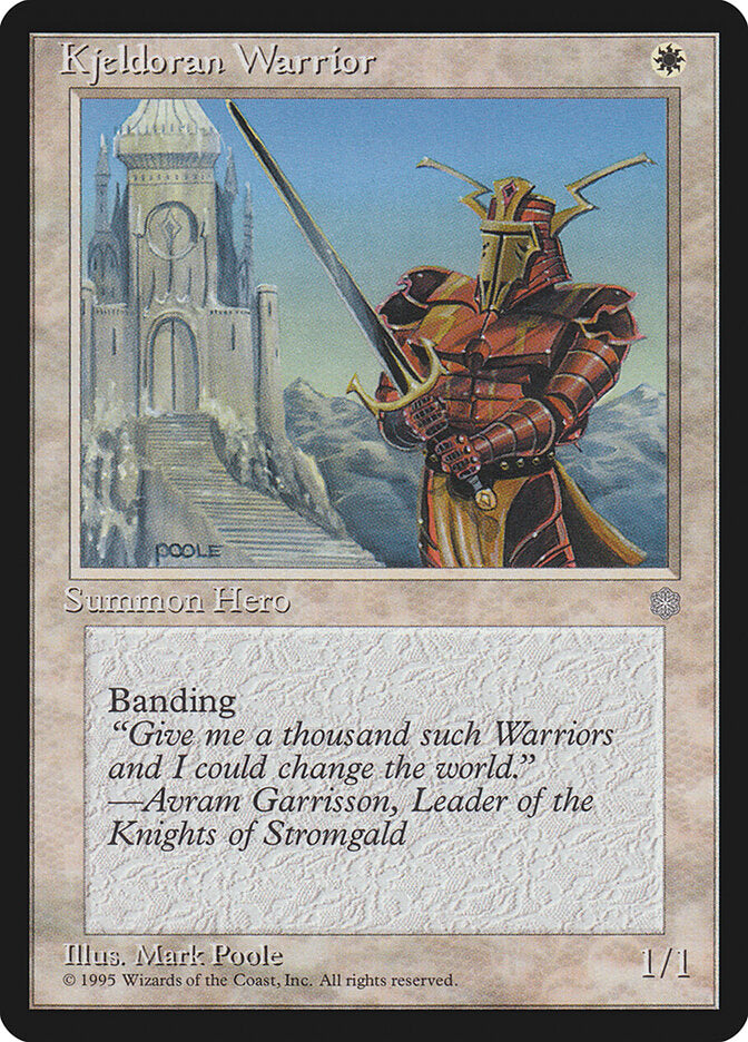 Kjeldoran Warrior (41) - Ice Age (ICE)