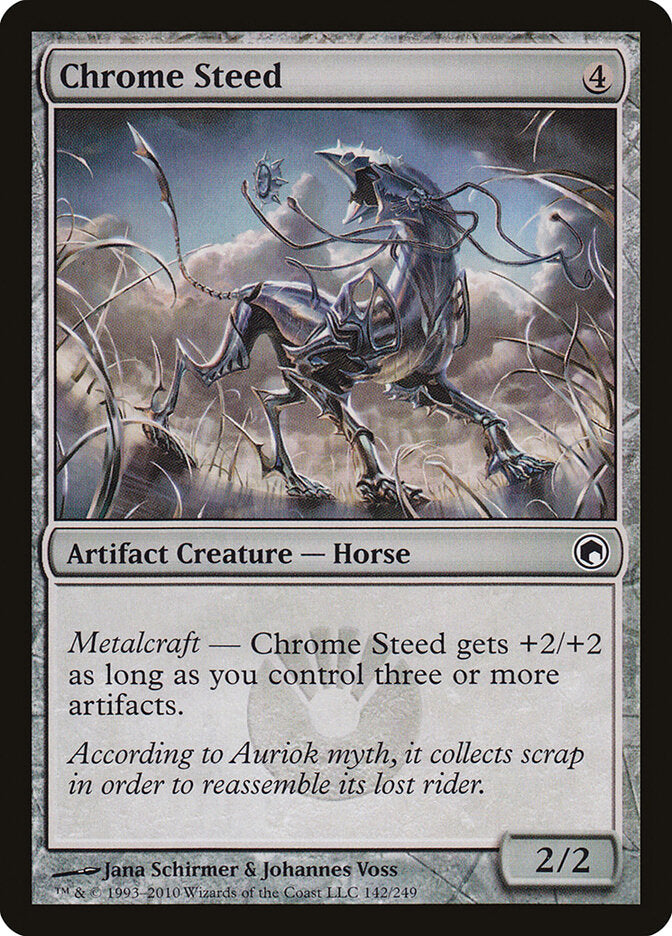 Chrome Steed (142) - Scars of Mirrodin (SOM)