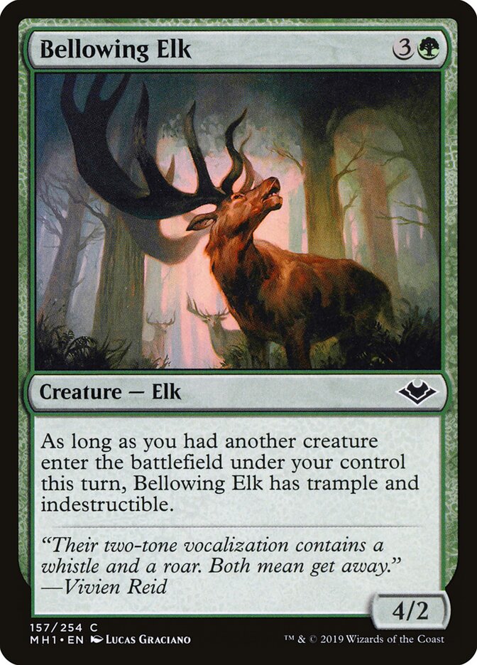 Bellowing Elk (157) - Modern Horizons (MH1)