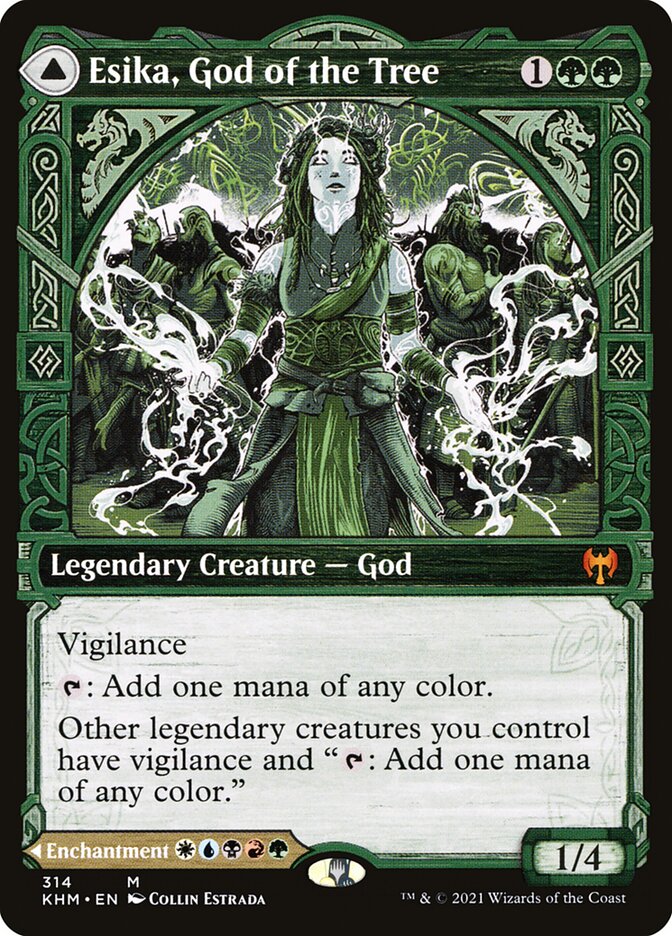 Esika, God of the Tree // The Prismatic Bridge (314) - Kaldheim (KHM)