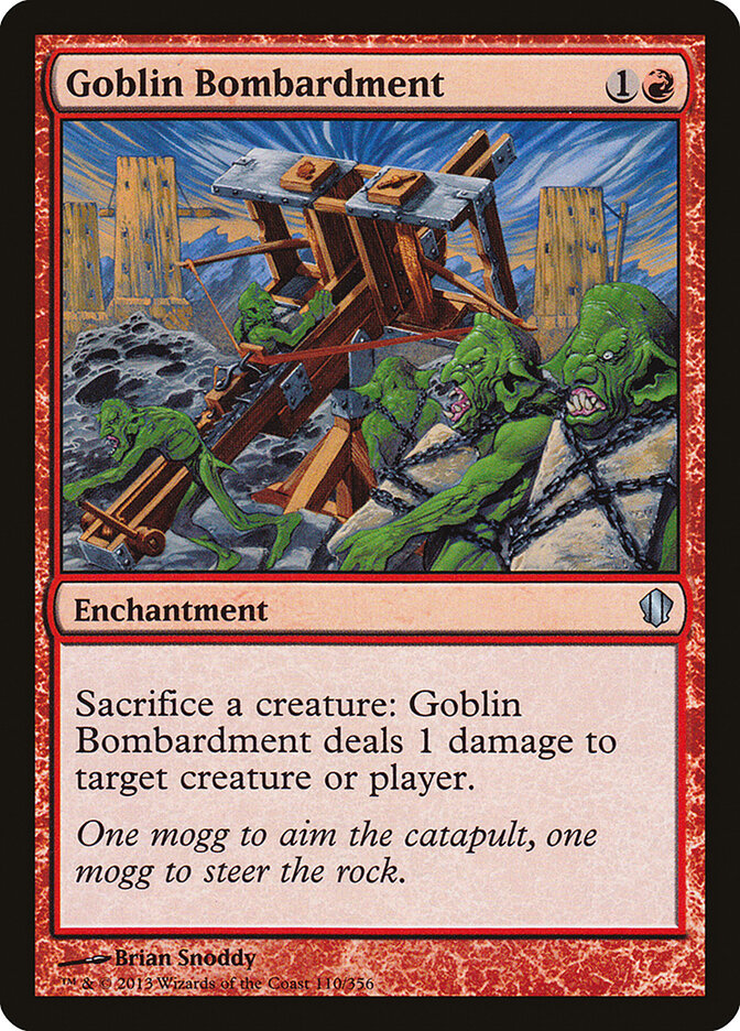 Goblin Bombardment (110) - Commander 2013 (C13)