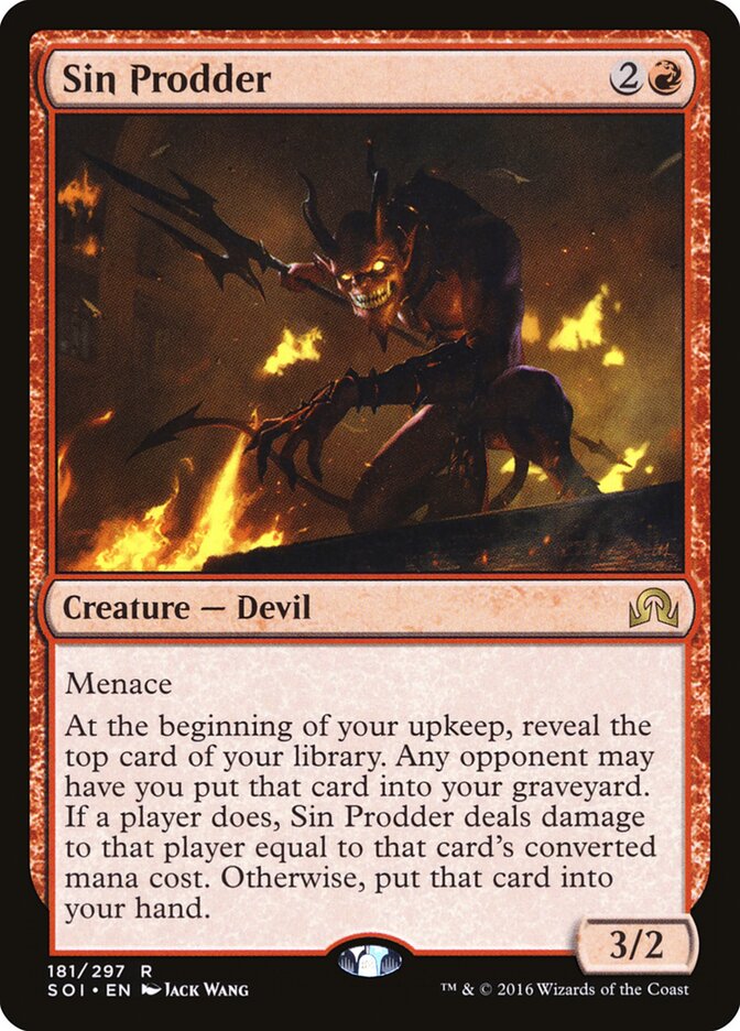 Sin Prodder (181) - Shadows over Innistrad (SOI)