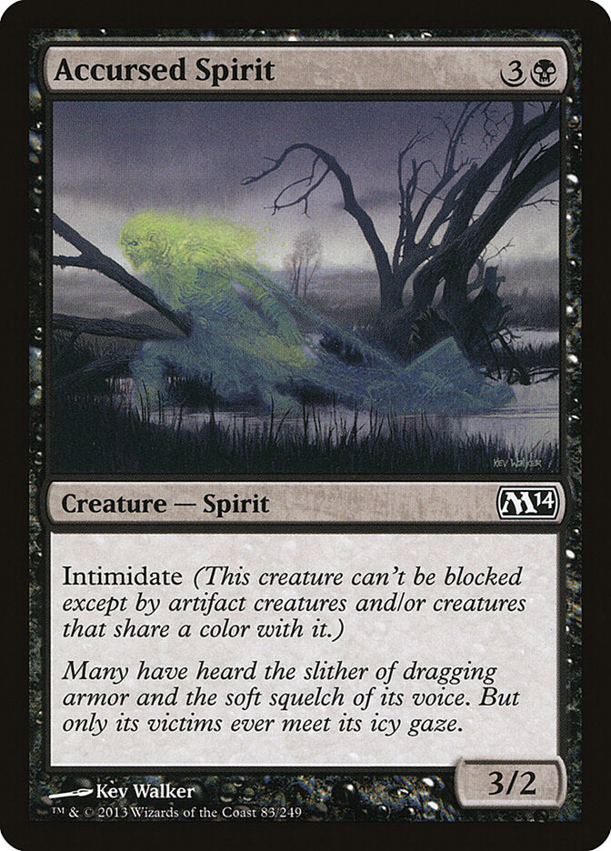 Accursed Spirit (83) - Magic 2014 (M14)