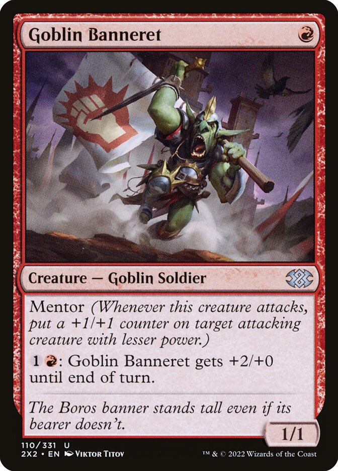 Goblin Banneret (110) - Double Masters 2022 (2X2)