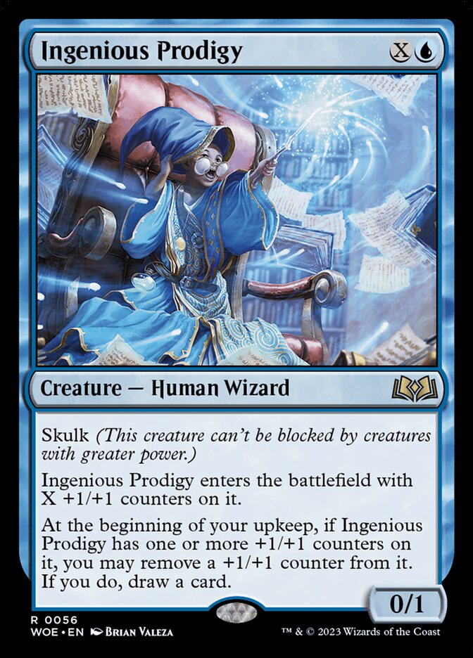 Ingenious Prodigy (56) - Wilds of Eldraine (WOE)