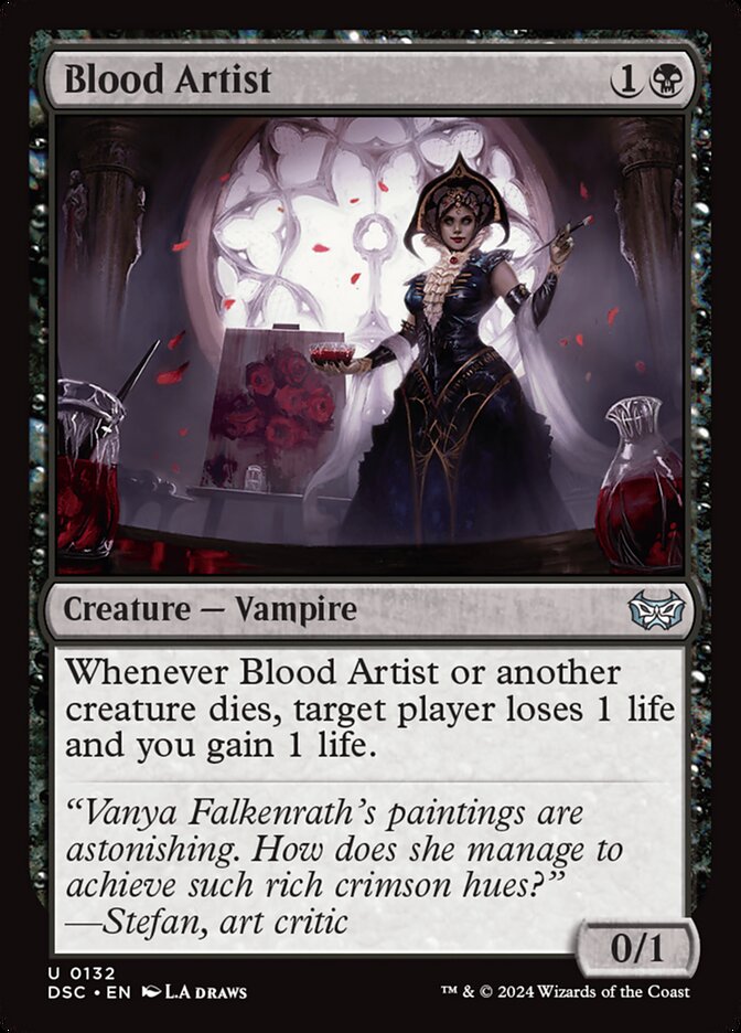 Blood Artist (132) - Duskmourn: House of Horror Commander (DSC)