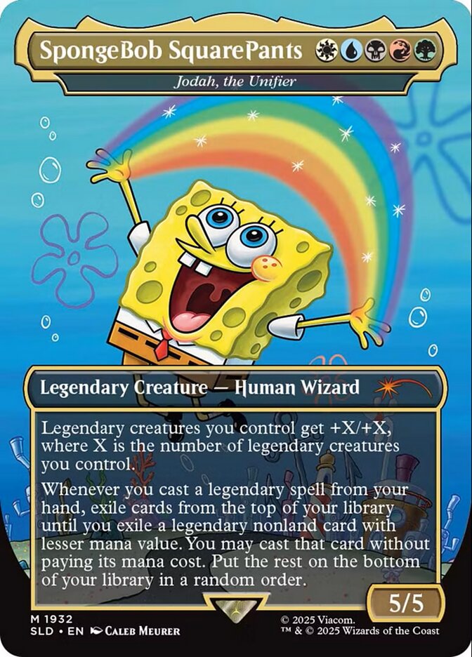 SpongeBob SquarePants - Jodah, the Unifier (1932) - Secret Lair Drop (SLD)