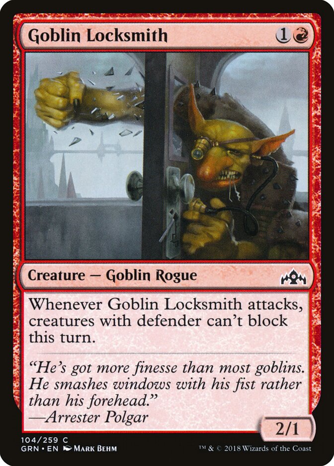 Goblin Locksmith (104) - Guilds of Ravnica (GRN)