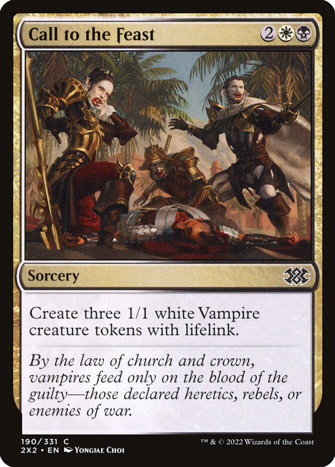 Call to the Feast (190) - Double Masters 2022 (2X2)