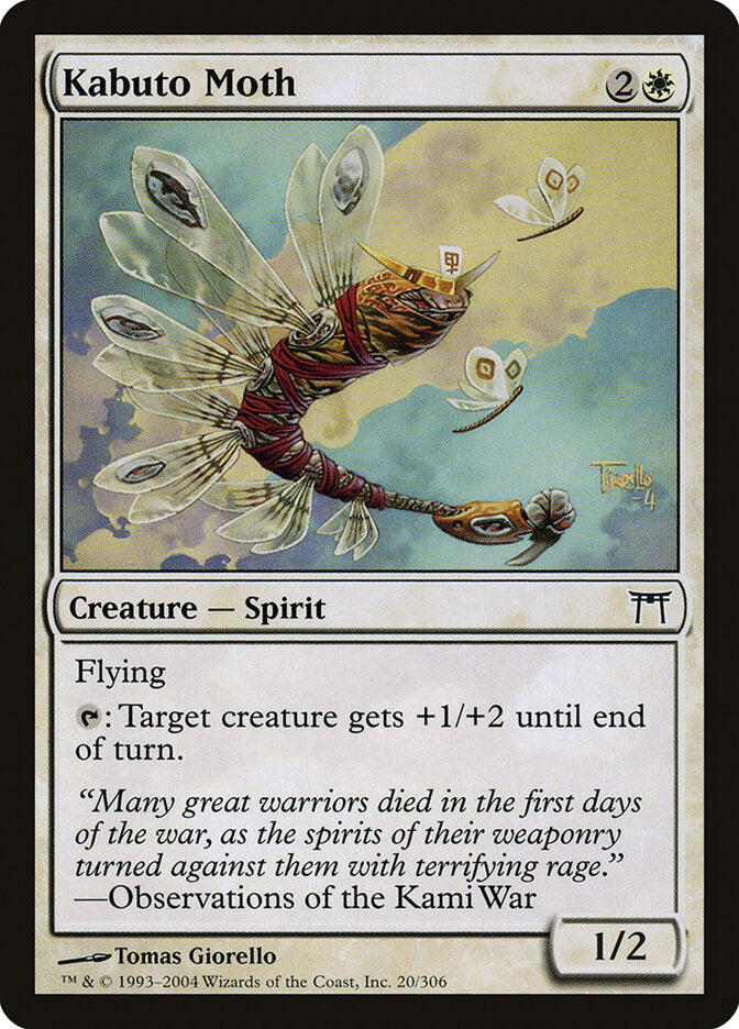 Kabuto Moth (20) - Champions of Kamigawa (CHK)
