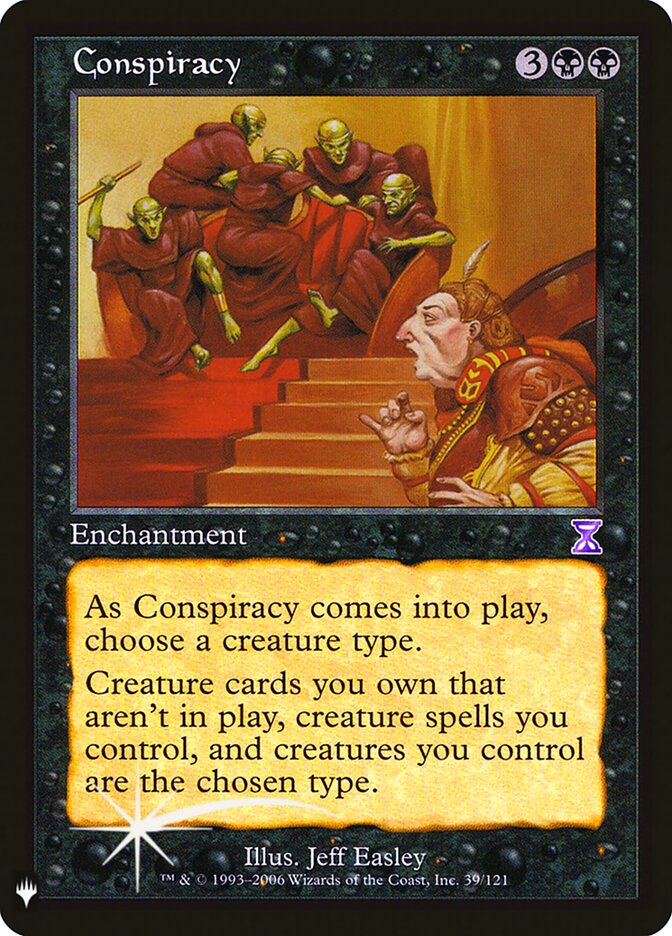 Conspiracy (TSB-39) - The List (PLST)