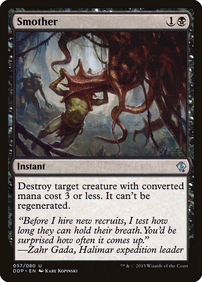Smother (57) - Duel Decks: Zendikar vs. Eldrazi (DDP)