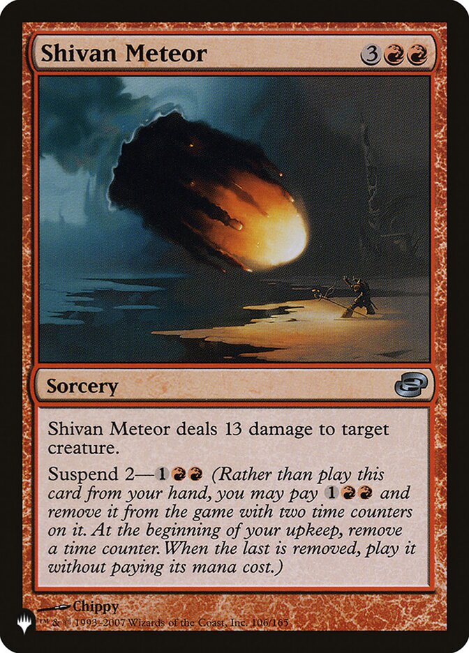 Shivan Meteor (PLC-106) - The List (PLST)