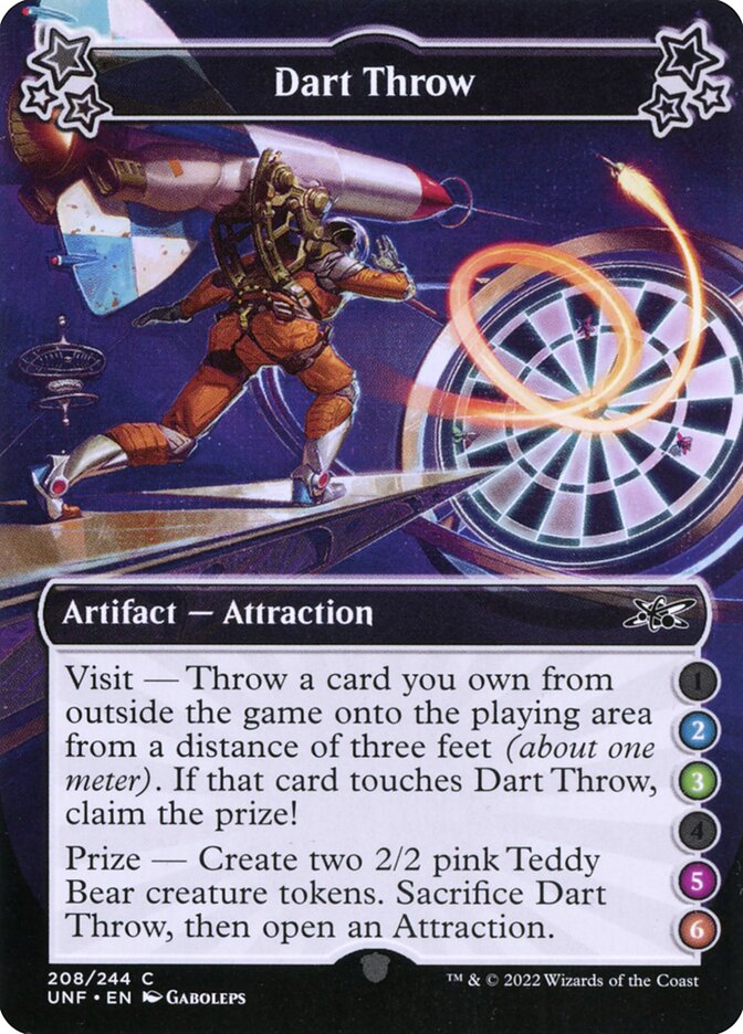 Dart Throw (208b) - Unfinity (UNF)