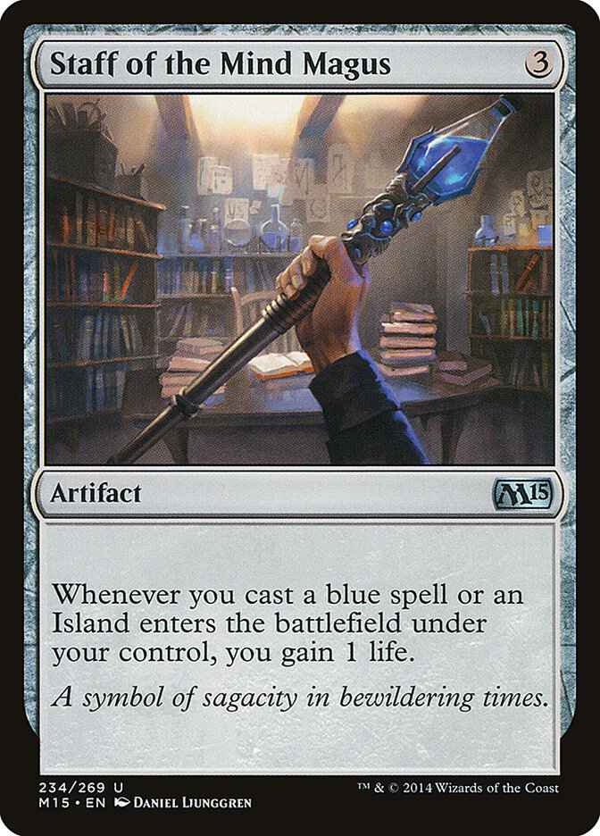 Staff of the Mind Magus (234) - Magic 2015 (M15)