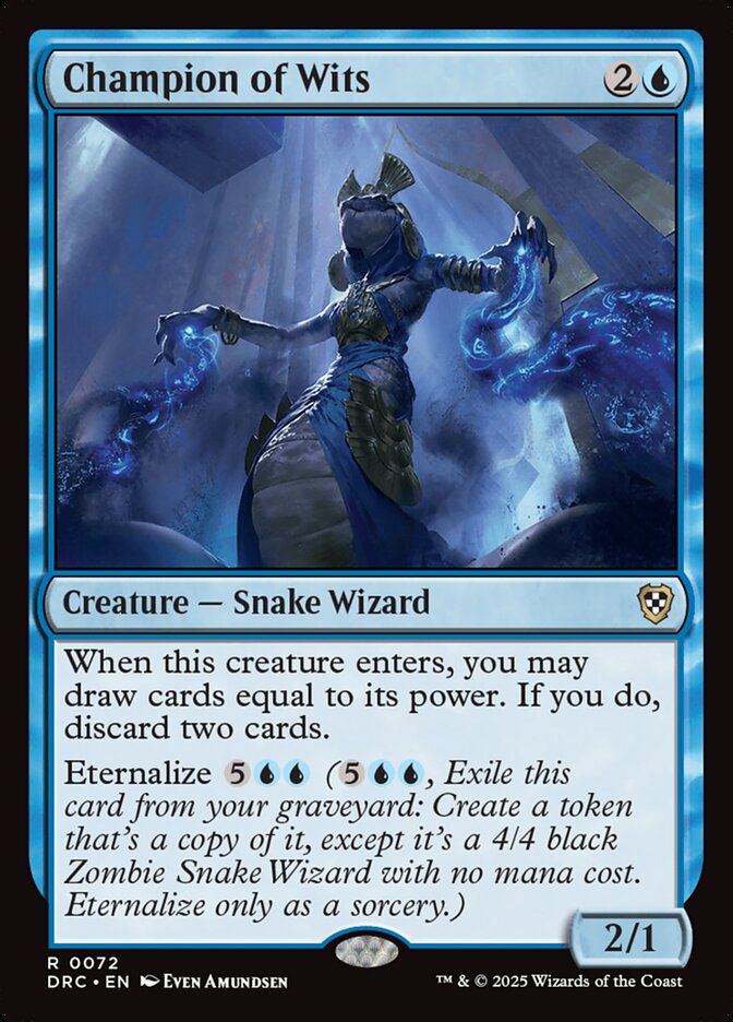 Champion of Wits - Aetherdrift Commander (DRC)