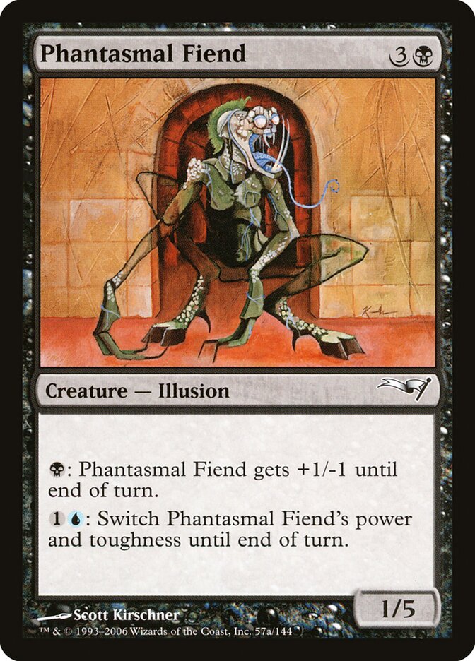 Phantasmal Fiend (57a) - Coldsnap Theme Decks (CST)