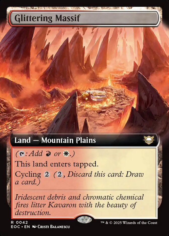 Glittering Massif (42) - Edge of Eternities Commander (EOC)