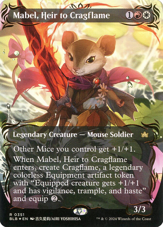 Mabel, Heir to Cragflame (351) - Bloomburrow (BLB)