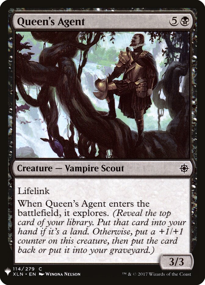Queen's Agent (XLN-114) - The List (PLST)