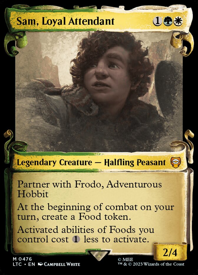 Sam, Loyal Attendant (476) - Tales of Middle-earth Commander (LTC)