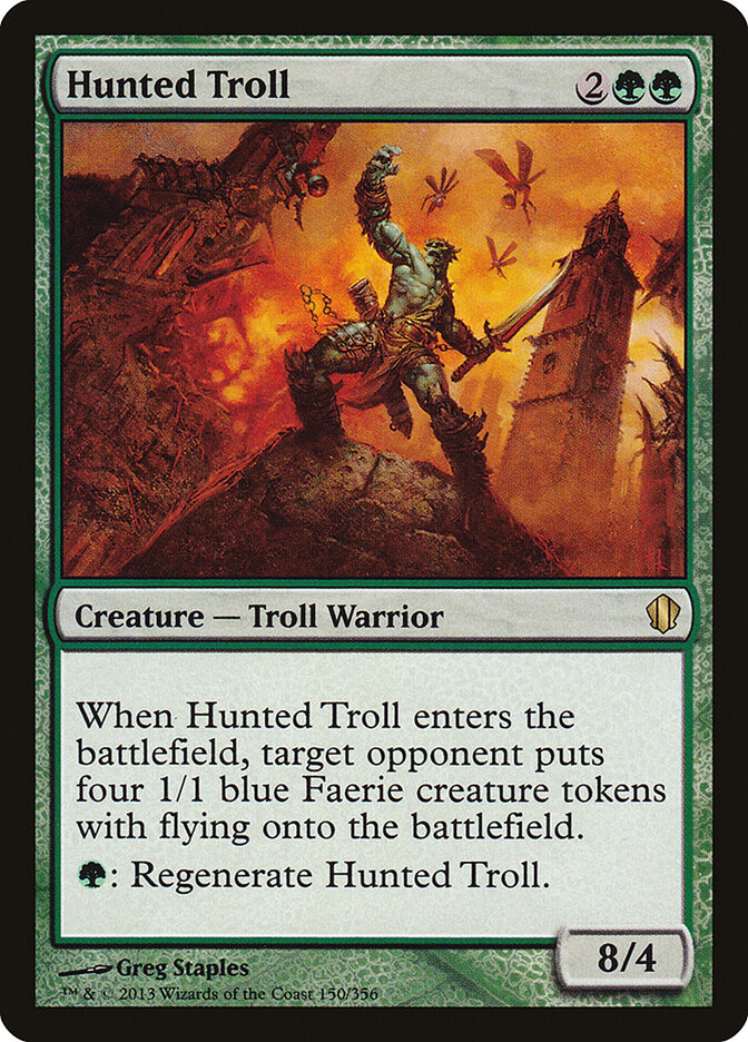 Hunted Troll (150) - Commander 2013 (C13)