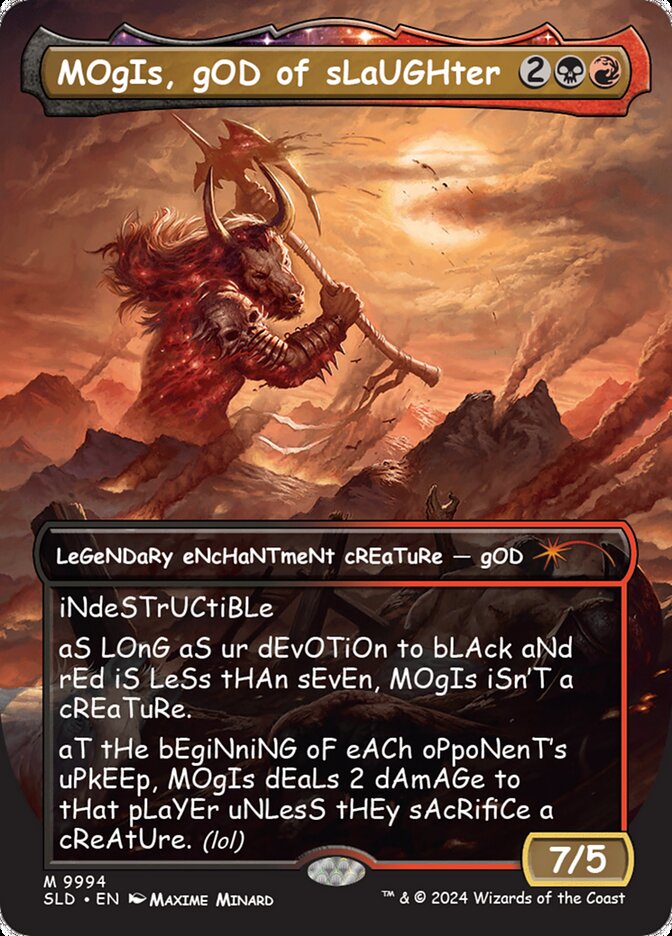 Mogis, God of Slaughter (9994) - Secret Lair Drop (SLD)