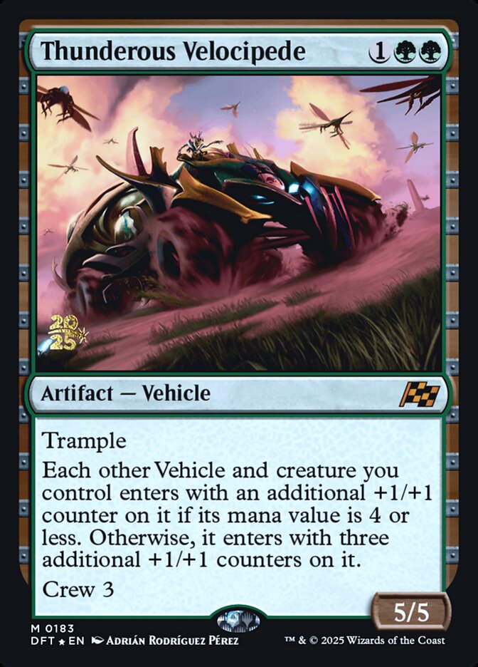 Thunderous Velocipede (183s) - Aetherdrift Promos (PDFT)