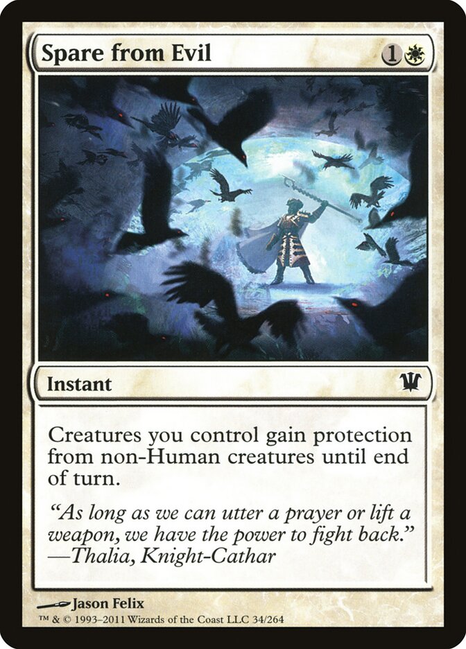 Spare from Evil (34) - Innistrad (ISD)
