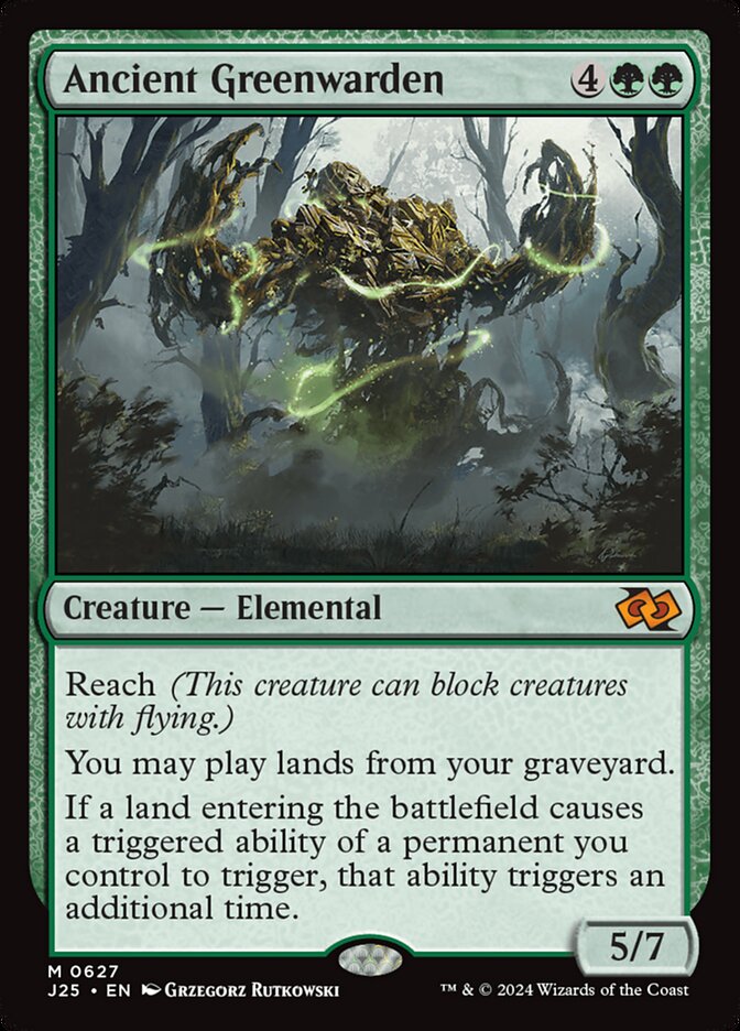 Ancient Greenwarden (627) - Foundations Jumpstart (J25)