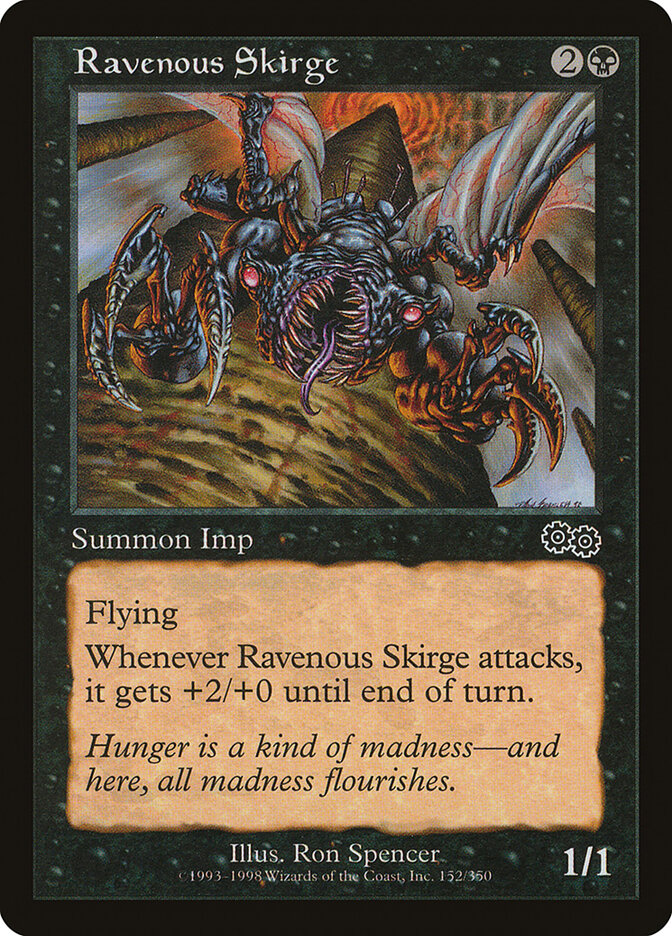 Ravenous Skirge (152) - Urza's Saga (USG)