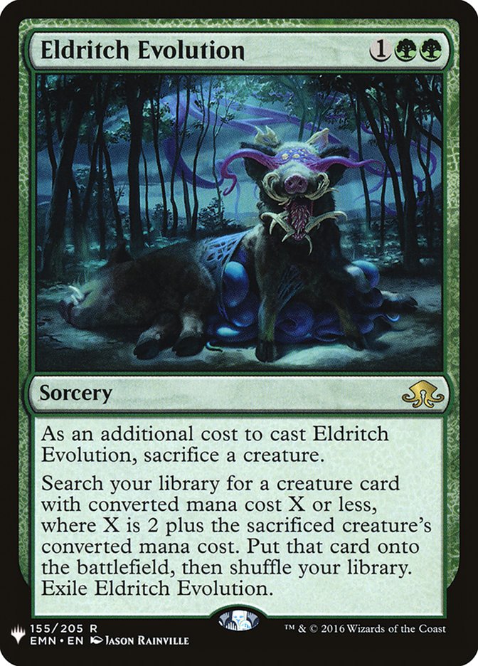 Eldritch Evolution - The List (PLST)