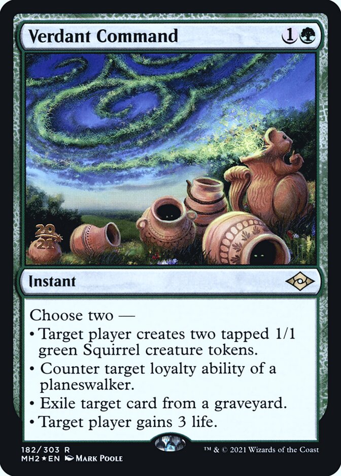 Verdant Command (182s) - Modern Horizons 2 Promos (PMH2)