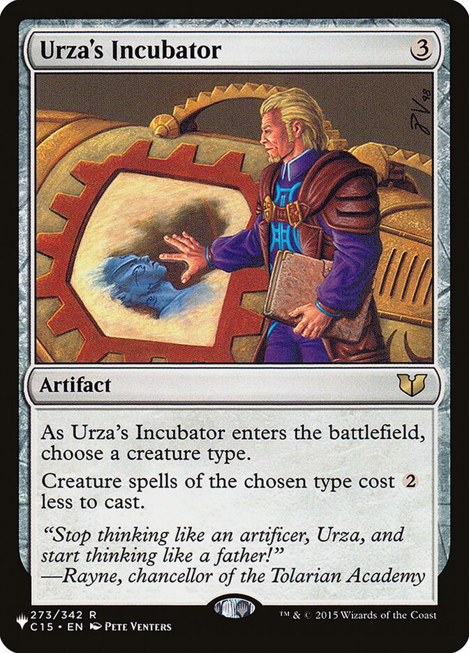 Urza's Incubator - The List (PLST)