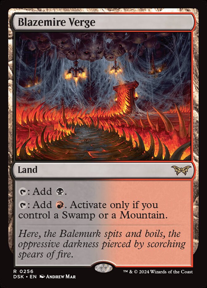 Blazemire Verge (256) - Duskmourn: House of Horror (DSK)
