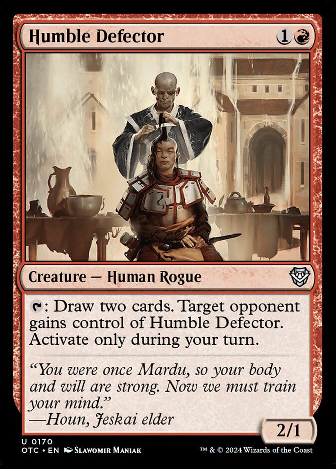 Humble Defector (170) - Outlaws of Thunder Junction Commander (OTC)