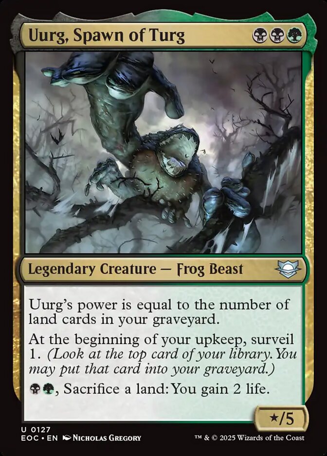 Uurg, Spawn of Turg (127) - Edge of Eternities Commander (EOC)