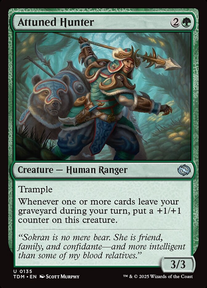 Attuned Hunter (135) - Tarkir: Dragonstorm (TDM)