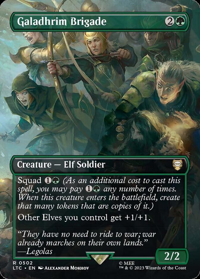 Galadhrim Brigade (502) - Tales of Middle-earth Commander (LTC)
