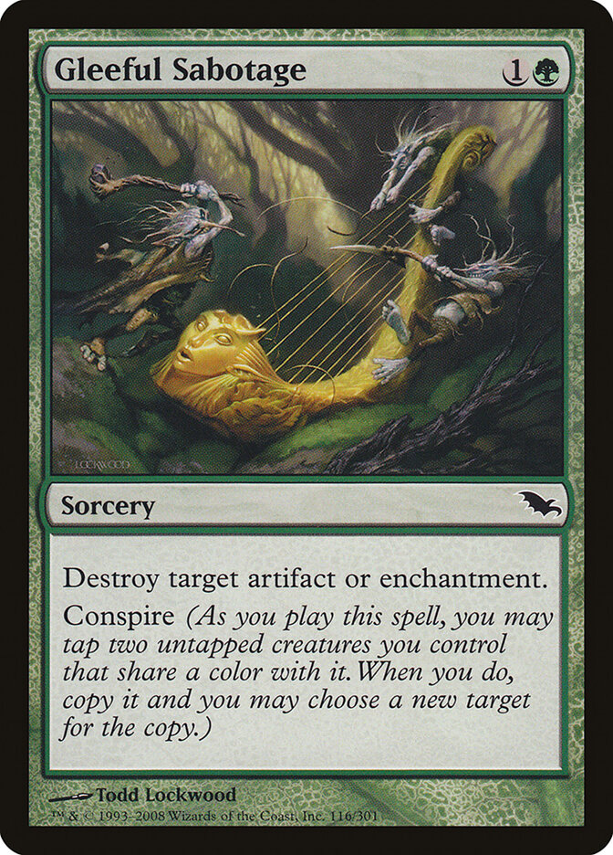 Gleeful Sabotage (116) - Shadowmoor (SHM)
