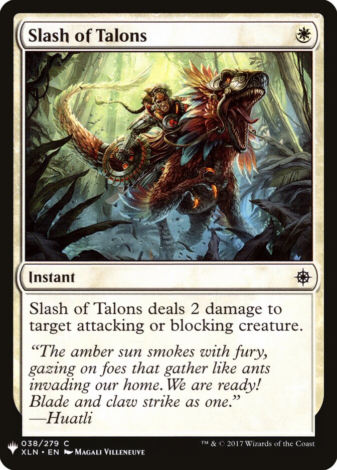 Slash of Talons (XLN-38) - The List (PLST)