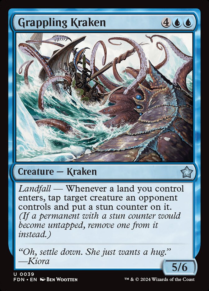 Grappling Kraken (39) - Foundations (FDN)