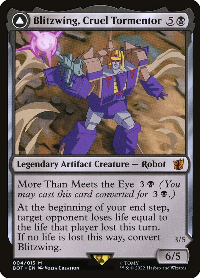 Blitzwing, Cruel Tormentor // Blitzwing, Adaptive Assailant (4) - Transformers (BOT)