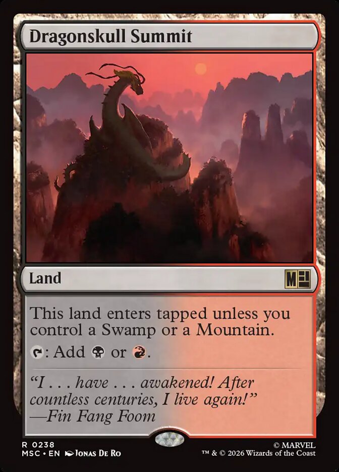 Dragonskull Summit (238) - Marvel Super Heroes Commander (MSC)